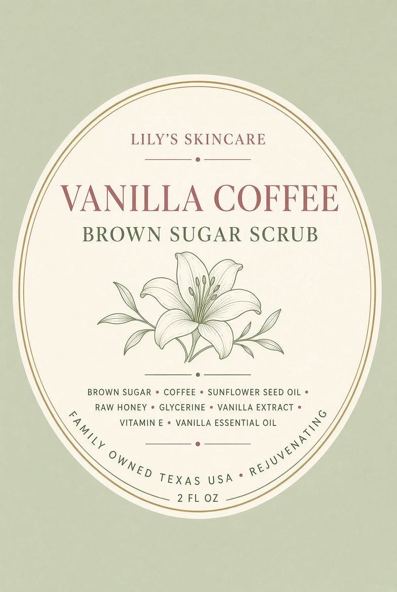 Vanilla Coffee Brown Sugar Scrub